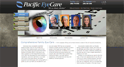 Desktop Screenshot of pacificeyecare.com